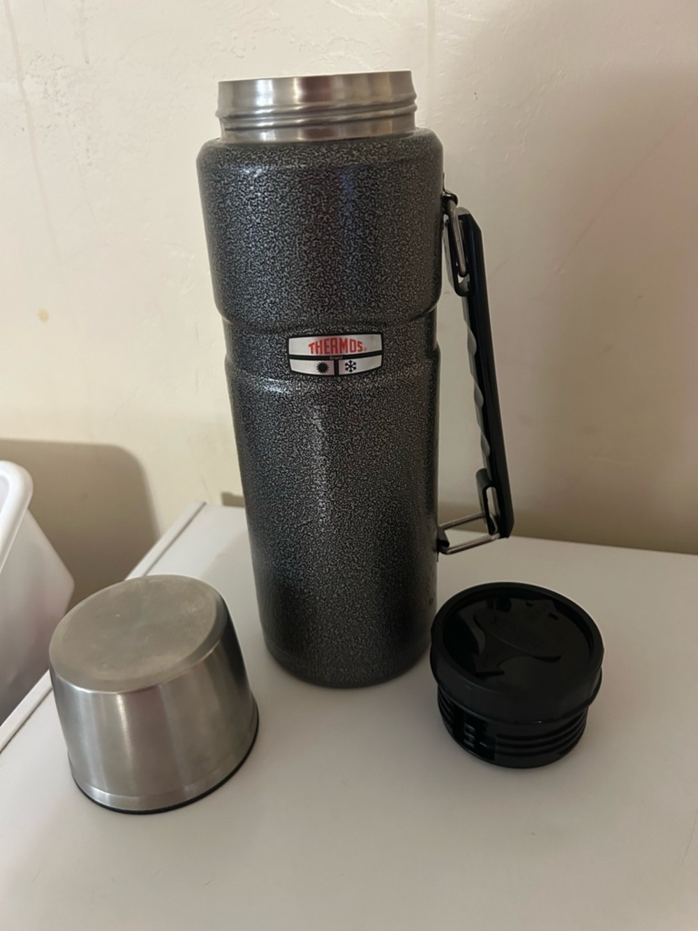 Thermos Sportsman Hot/Cold Beverage Container Wide Mouth Thermax 40oz